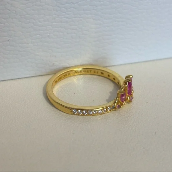 PANDORA RAPUNZEL TIARA DISNEY PRINCESS RINGS - Picture 3 of 6